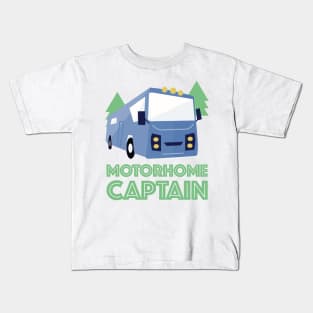 Motorhome Captain Kids T-Shirt